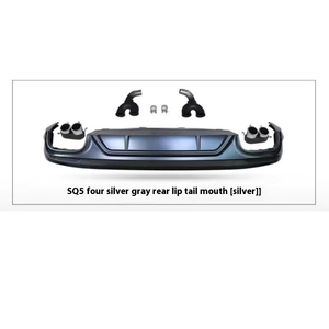 Kit Carrozzeria RSQ5 per <span class=keywords><strong>Q5</strong></span> <span class=keywords><strong>2020</strong></span>+2019, Diffusore Posteriore a Quattro Uscite, Paraurti Anteriore in Plastica SQ5 - Product Image 2