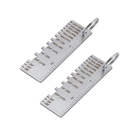 Industrial Grade Weld Measuring Thickness Gauge Inspection Tool Stainless Steel OEM Instrument