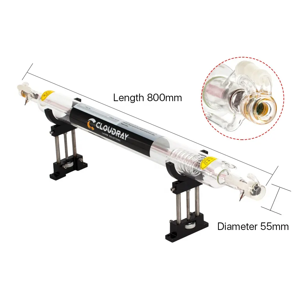 Cloudray CL191 CO2 40 Watt Tubo Del Laser Del Metallo