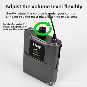 BHA UB02 Kablosuz Kulaklık/Yaka Mikrofonu UHF Taşınabilir Baş Üstü Mikrofon Öğretmen Konuşmacı Sahne Performansı Toptan OEM Logolu - Product Image 4
