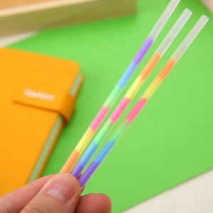 10pcs/बहुत बहु रंग इंद्रधनुष Highlighters छात्रों पेंटिंग भित्तिचित्रों जेल कलम फिर से भरना - Product Image 6