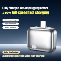 Chargeur rapide 140W à coupure automatique Type-C 5V-28V, en PC ignifuge, avec séparateur de charge intelligente, certifié CE/FCC/RoHS, prêt à être expédié, emballage neutre