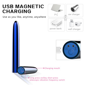 Femminile masturbazione AV bacchetta vibratore <span class=keywords><strong>donne</strong></span> giocattoli sessuali USB 10 frequenza proiettile vibratore 7 pollici - Product Image 5
