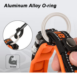 Ensemble collier et laisse pour chien de grande taille, durable, de luxe, réfléchissant, avec logo personnalisé OEM ODM, respirant, confortable, doux, pour l'entraînement - Product Image 3