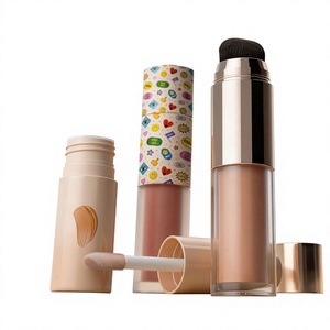 Tube cosmétique transparent avec bouchon à vis, emballage de beauté vide pour flacon de correcteur, flacon de gloss à lèvres en plastique 6,5 ml - Product Image 6