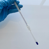 Customizable Blue Liquid Thermometer with Glass Joint for Chemical Laboratories OEM & ODM Supported