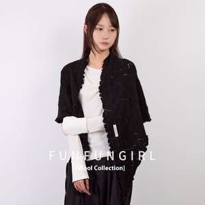 Fascia alta donna maglia triangolo scialle tinta unita autunno inverno ispessito leggero mantello <span class=keywords><strong>esterno</strong></span> di lusso per i viaggi - Product Image 3