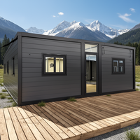 Casa Contenedor Expandible de Doble Ala, Aislada Térmicamente e Insonorizada, Prefabricada y Resistente para Alojamiento en Proyectos al Aire Libre
