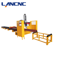 Alta eficiencia de producción de acero estructural completamente automático CNC H Beam Robot línea de producción H Beam máquina de corte por plasma