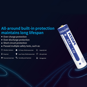 4 <span class=keywords><strong>Pcs</strong></span>/set XTAR 1.5 V AAA 1200mWh Batterie Li-ion rechargeable protégée 4 <span class=keywords><strong>PCS</strong></span> 1200 Life Cycles 1.5 v Li Ion Rechargeable Battery - Product Image 4