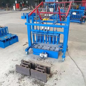 QT paver khối máy/rỗng khối máy làm/lồng vào nhau làm bê tông Máy Móc-xi măng truyền dẫn tay lát tường - Product Image 3