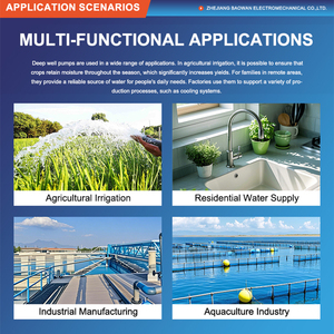 QNQ bơm pompa solare 220V Điện sâu giếng khoan máy bơm máy bơm nước cho thủy lợi - Product Image 5