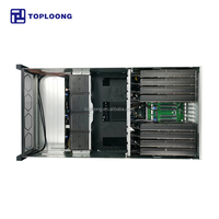 TOPLOONG Solution de serveur barebone personnalisable 5U double génération 4/5 avec 8 GPU RTX 4090/5090, serveur IA, serveur GPU