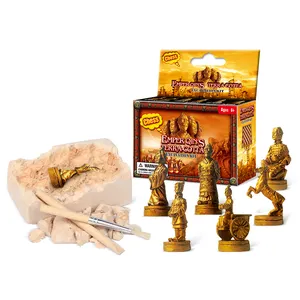 New Archaeology Toys For Kids STEM Educational fossil Excavation Dig It Out Science Toys Child Terra Cotta Warriors