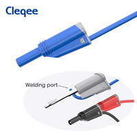 Kit de câbles de test Cleqee-2 P1050B avec pince crocodile + harpon en U + sonde de test de perforation + câble de test empilable avec prise banane blindée de 4 mm
