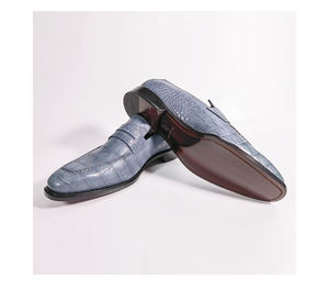 Zapatos <span class=keywords><strong>Mocasines</strong></span> de Diseñador de Moda para Hombre, Hechos a Mano con Piel de Cocodrilo, Zapatos Goodyear para Hombre, Zapatos de Vestir de Cuero Clásico de Lujo Hechos a Mano para Hombre - Product Image 2