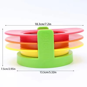 Kitchen Tools Fruit & <b>Vegetable</b> Slicer Handheld Round Divider Multifunctional apple Slicer Corer <b>Cutter</b> - Product Image 6