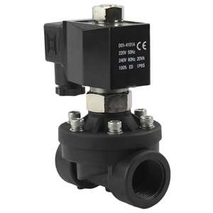 Solenoide DNOVA de Nylon 66 Roscado NPT/BSP 6 Bar DW-51-NO NBR 110 220V DW-51-NO NBR 110/220V, un solenoide es un D - Product Image 1