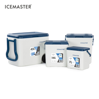 IceMaster Heavy Duty 45L Glacière Isolé Portable Glacière Roues Poisson Grand Refroidisseur Dur Avec Roues
