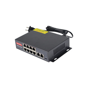LingShi PoE <b>Switch</b> <b>8</b>+2 <b>Ports</b> 10/100Mbps Built-in Power Supply for Monitoring and Wireless AP - Product Image 1
