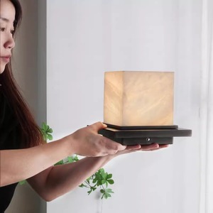 <b>Portable</b> Rechargeable Marble <b>Table</b> Lamp Touch Control LED Cordless For Bedroom Desk Hotel Use - Product Image 3