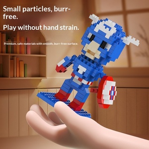 Set <span class=keywords><strong>de</strong></span> Figuras <span class=keywords><strong>de</strong></span> Acción Coleccionables <span class=keywords><strong>de</strong></span> Superhéroes <span class=keywords><strong>de</strong></span> Plástico Personalizadas, Bloques <span class=keywords><strong>de</strong></span> Construcción para Armar, Juguete <span class=keywords><strong>de</strong></span> Modelo, Excelente Regalo para Niños - Product Image 3