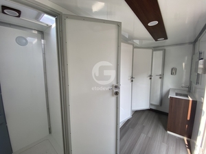 Promotion : Toilettes mobiles de luxe insonorisées en acier, remorque de salle de bain moderne, remorque de douche - Product Image 4