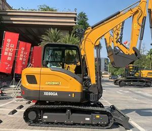 รถขุดตีนตะขาบขนาดเล็ก XE60GA ประหยัดน้ำมัน 6 ตัน ถังขนาด 0.23 ลูกบาศก์เมตร กำลัง 39.8 กิโลวัตต์ เหมาะสำหรับงานก่อสร้างในฟาร์ม - Product Image 1