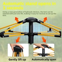 Ultralight 1 2 3 4 Person Portable Outdoor Beach Tent Foldable Instant Family Camping Automatic Pop up Tent