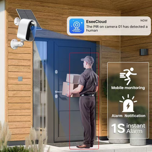 Năng lượng mặt trời Camera an ninh CCTV Set không dây ngoài trời 2K QHD Home Hệ thống an ninh 4-Cam Kit với cam-to-cam Sync Màu sắc tầm nhìn ban đêm - Product Image 6