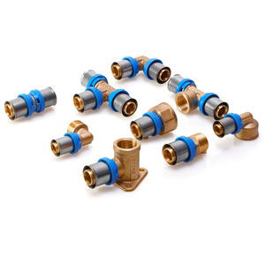 Conectores de Compresión <span class=keywords><strong>Efield</strong></span> PEX Al PEX, Adaptador Recto de Latón, Conectores de Tubería de Latón y Cobre - Product Image 2