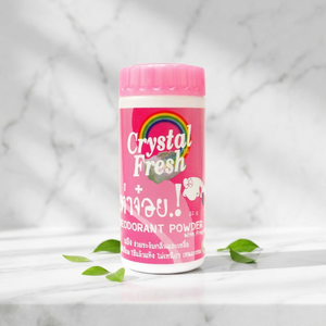 CRYSTAL FRESH Thailand (Bangkok) Herbal Antiperspirant Unisex <b>Body</b> Deodorant <b>Powder</b> 22g (CP-022 Scent) ISO9001 ISO22716 OTOP - Product Image 1