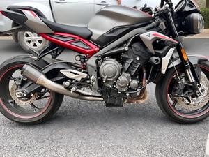 Escape de Motocicleta de Aleación de Titanio Hecho en China, Modificación <span class=keywords><strong>1200</strong></span> Big, Apto para <span class=keywords><strong>Triumph</strong></span> 765SC/765AR - Product Image 4