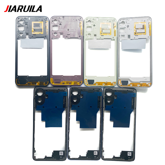 Mobile Phone Repair Parts Middle Frame Bezel Housing Plate Replacement for Samsung Galaxy A06 5G A16 5G A24 4G Mid Chassis