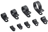 Serre-câble de type R, pince à câble, serre-fil, 1/2 pouce, en nylon, fixation par vis, attaches pour câbles avec vis pour la gestion des fils