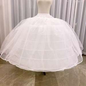 Sottoveste da donna per abiti da sposa 7 acciaio 2 anelli di filato regolabili sette ossa Super soffice sottane da principessa - Product Image 2