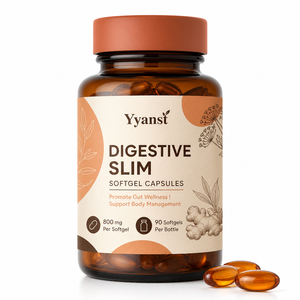 Gélules Botaniques Bien-être Digestif 60 pour Adultes au Gingembre, Fenouil, Menthe Poivrée et Huile MCT – Complément Alimentaire pour le Confort Intestinal – OEM/ODM - Product Image 1