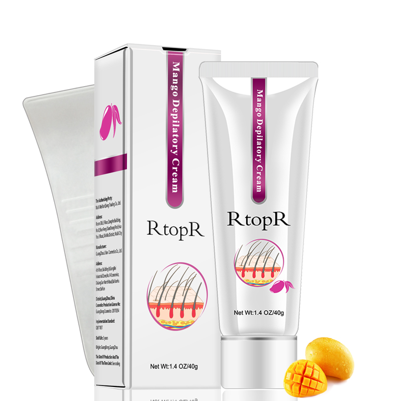 RtopR Factory Sale Plant Extract Effective Painless Body Hair Removal Cream