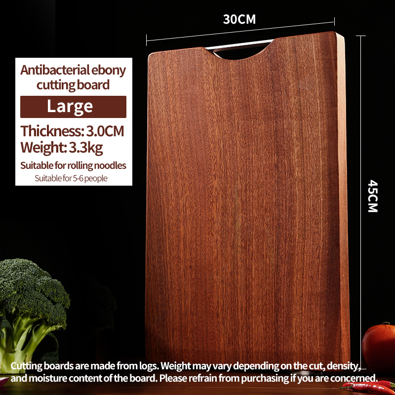 เขียงไม้มะเกลือป้องกันแบคทีเรียขนาดใหญ่ (45X30)