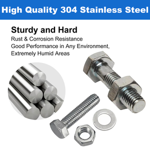 Tornillos hexagonales <span class=keywords><strong>de</strong></span> rosca completa <span class=keywords><strong>de</strong></span> acero al carbono Chapado en <span class=keywords><strong>zinc</strong></span> tuercas <span class=keywords><strong>de</strong></span> tornillo ASTM M8 M16 sujetadores chapados en <span class=keywords><strong>zinc</strong></span> tuercas y pernos classe 8,8 - Product Image 4