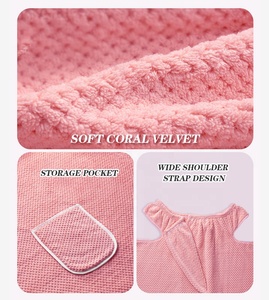 Asciugamano da bagno in cotone ad asciugatura rapida da donna indossabile per la doccia da palestra da spiaggia Spa per uso da ragazza ad asciugatura rapida <span class=keywords><strong>accappatoio</strong></span> e lavare indumenti - Product Image 3