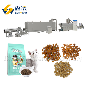 Línea de Equipos de Fabricación de Alimentos para Gatos, Gatitos y Perros Pequeños, Totalmente Automática, con Motor de Acero Inoxidable - Product Image 1