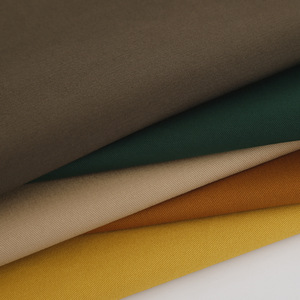 Tissu sergé extensible en coton brossé carbone 32S, tissé, à élasticité moyenne, pour vêtements de travail et uniformes, en stock - Product Image 1