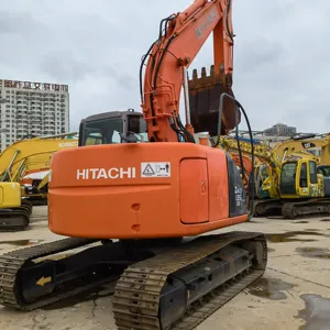 Excavatrice sur chenilles d'occasion Hitachi ZX135US de 13,5 tonnes, modèle ZX135US ZX55, hydraulique avec composants moteur et pompe essentiels - Product Image 2