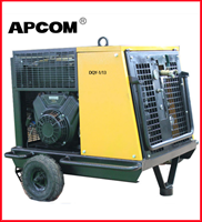 เครื่องอัดอากาศแบบสกรูโรตารี่ APCOM รุ่น Heavy Duty พร้อมเครื่องยนต์เบนซิน US Vanguard 18 แรงม้า 40CFM 1.0 ลูกบาศก์เมตร/นาที แบบเคลื่อนย้ายได้ติดล้อ - Product Image 3