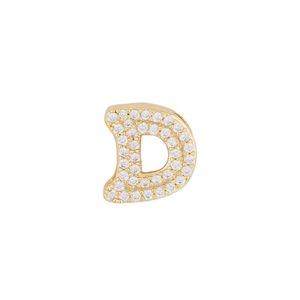 Nouveau pendentif à 26 lettres anglaises tendance avec zircone, accessoires exquis dorés pour bracelets et colliers DIY - Product Image 6