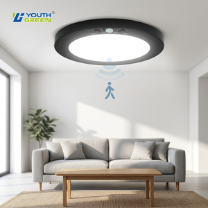 Lámpara LED de Superficie de 7 Pulgadas y 12W con Sensor PIR, 3CCT/5CCT, Fácil Instalación, Encendido/Apagado Automático, para Jardín y Garaje - Product Image 1