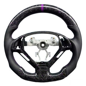 Volante Deportivo de Fibra de Carbono y Cuero para <span class=keywords><strong>Infiniti</strong></span> G25/G37/Q60/Q50/QX70 FX35/QX80, Piezas de Auto para EX35/EX37 - Product Image 2