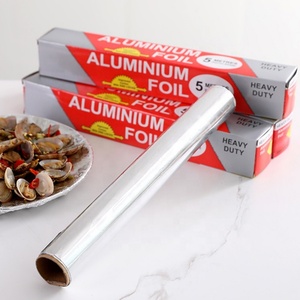 <b>Kitchen</b> Household Sliver Aluminum Foil <b>Paper</b> Packaging Food Grade Aluminium Foil Roll - Product Image 5