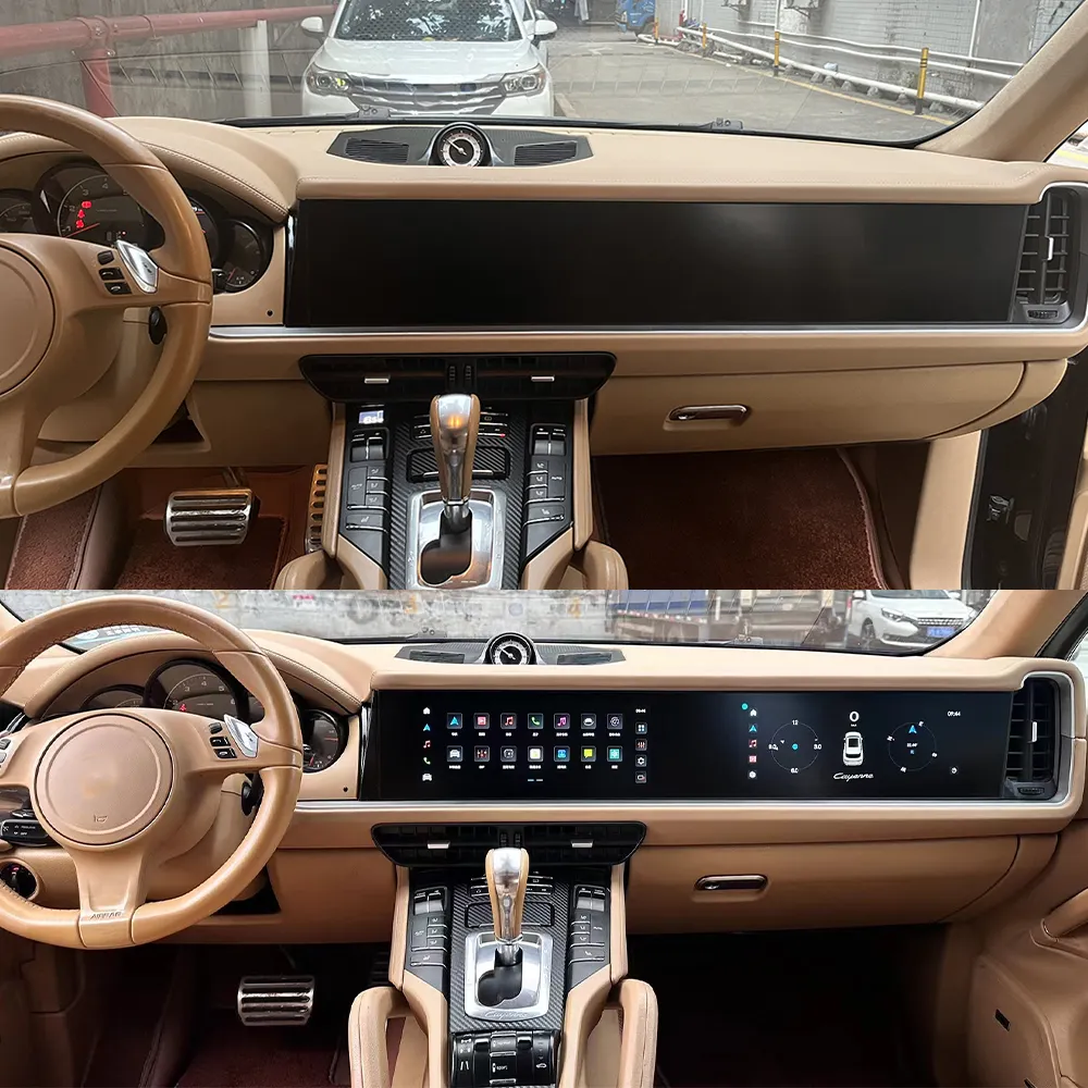 14,9 " Android-Bildschirm für Porsche Cayenne 2010-2016 Autoradio GPS Navigator Multimedia-Player Kopilot Unterhaltung Bildschirm-Haupteinheit